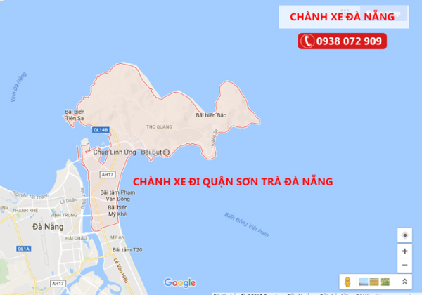 Chành xe gửi hàng đi quận Sơn Trà, Đà Nẵng